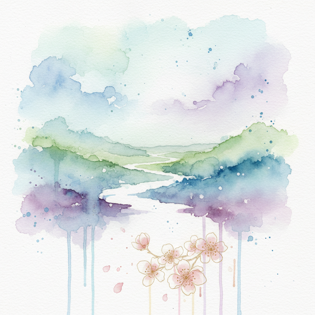 Watercolor image style preview